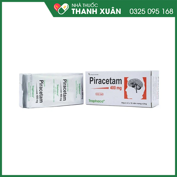 Piracetam 400mg thuốc trị hoa mắt chóng mặt